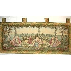 Evening At Lake Como Wall Tapestry (36 In. X 84 In.) - A