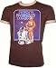 Vintage Star Wars A New Hope R2-D2 and C-3PO Droids Black Ringer Iron-On T-Shirt