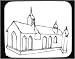 Mouse Pad with black and white, religion, church, Austria Hungary, structure, worship, Europe, architecture, building