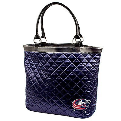 NHL Columbus Blue Jackets Quilted Tote, Navy