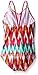 Kanu Surf Girls' Daisy Beach Sport 1-Piece Swimsuit, Kelly Pink, 12