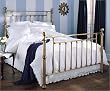 Waldorf Queen Size Headboard in Aged Brass Finish By Fashion Bed Group