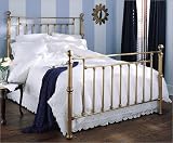 Waldorf Queen Size Headboard in Aged Brass Finish By Fashion Bed Group