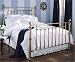 Waldorf Queen Size Headboard in Aged Brass Finish By Fashion Bed Group