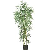 6 &acute; Fancy Style Slim Bamboo Silk Tree - B001DQIU5M