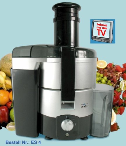 Lentz Home Design Profi-Entsafter 600 W, 2 Geschwindigkeiten