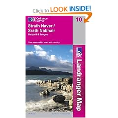 Strathnaver, Bettyhill and Tongue (Landranger Maps) (OS Landranger Map)
