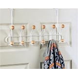 12 Hook Over the Door Coat Rack