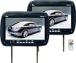 Universal Pair of Tview T110pl-black Headrests with 11.2 Inch Car Monitors