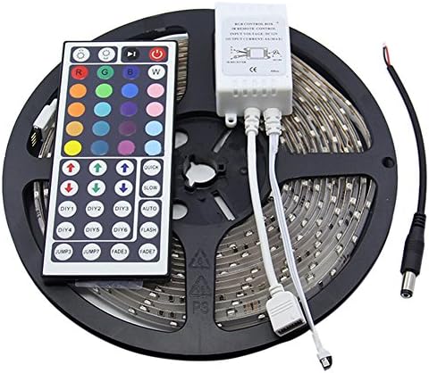Teckey®60 Meters Waterproof LED String Lights 3528RGB Colored Marquees Set with 44-keys Controller Outside Garden Plant Lights Christmas Party Wedding House Decorative Lights