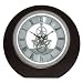 Skeleton Mantel Clock - Black/ Silver