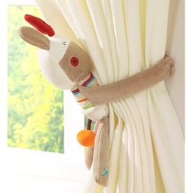 Lollipop Lane Herbs Garden Curtain Hugger Pair