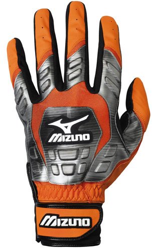 2008 Mizuno Techfire G2 Batting Glove - Orange