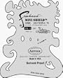 Artool Freehand 5 - Mini Shield Airbrush Template by Andrea Mistretta