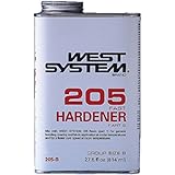 West System 205 Fast Hardener, .43 Pt .47 Lb