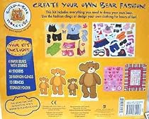 Create Your Own Bear Fashion! Build-A-Bear Workshop Activity Kit