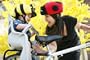 Tail Wags Helmet Cover in Adult Size - Busy Bee