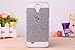 Galaxy S4 Case, Luxury Beauty Hybrid Hard PC Shiny Bling Glitter Sparkle Cover Case for Samsung Galaxy S4 i9500 (Hard Silver)