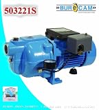 Bur-Cam Pumps 503221S Cast Iron Shallow Well Jet Pump .75 HP