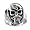 Sterling Silver Skull Ring with Serpent - Sizes 9 to 14, 9