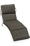 23"w Outdoor Cushion For Chaise, 4"Hx23"Wx74"L, HARWOOD ONYX