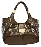 Jimmy Choo Radiant Brown Large Handbag
