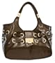 Jimmy Choo Radiant Brown Large Handbag
