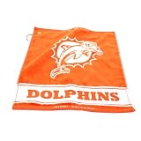 NFL Miami Dolphins Woven Golf Towel