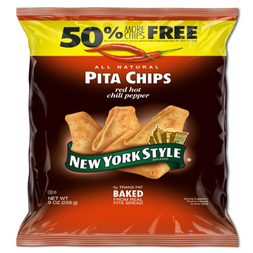 New York Style Red Hot Chilli Peppers Pita Chips 5x255g