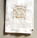 Set of 6 Monogram Embroidered Guest Towel - Z