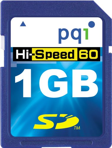 PQI SDカード 1GB 60倍速ハイスピード SDB60-1G
