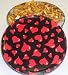 Gourmet Food : Scott's Cakes Honey-Mustard Pretzel Nuggets in a Large Heart Tin