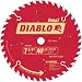 Freud D0740X Diablo 7-1 4 40 Tooth ATB Finishing Saw Blade with 5 8-Inch Arbor, Diamond Knockout, and PermaShield Coating
