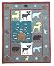 F Applique II Theme Winter Northwoods Duvet Cover Twin 88 x 70