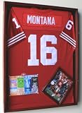 NFL Football Jersey Display Case Cabinet- w/ 98% UV Protection