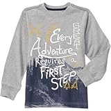 GYMBOREE(ジンボリー) アドベンチャーティ ヘザーグレー トップス長袖Tシャツ 12歳【並行輸入】