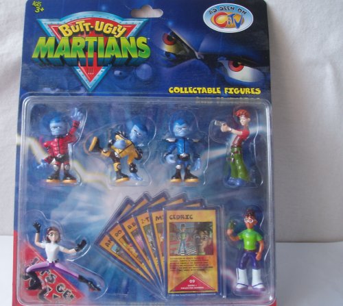 Childrens Toyshop  Toys : Butt Ugly Martians collectable figures and Factcards