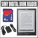Sony PRS-700BC Digital Book Reader w/ Accessory Bundle