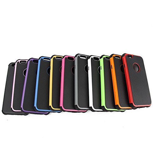 Minimalist Tuff iPhone 6 PLUS Case. 5.5 inches.The Rugged Non Slip DRAGON SKIN Cover. Take It On The Job.Slim Lightweight, Unique Dual Layered Protection. Bumper Edges,Premium Custom fit. Two Layers of Full Body Protection, Unsurpassed Guarantee