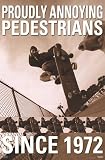 Skateboarders Proudly Annoying Skiers�Since 1972 Art Poster Print - 24