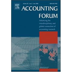 Factors that affect accountant's perceptions of alternative work arrangements [An article from: Accounting Forum]