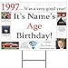 1997-22nd Birthday Yard Sign (Each) Customized by Partypro