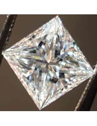 Certified Princess Cutincess Cut Diamond 1.02CT Color Grade H Clarity VS2 GIA Measurements 5.66 - 5.64 x 4.03mm