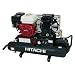 Hitachi EC2510E 5.5-Horsepower Gas Oiled Twin Pontoon Compressor
