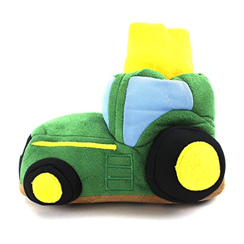 John Deere Baby Toddler Kids Slippers (M (7/8) M US Toddler, Green