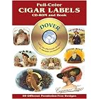 Full-Color Cigar Labels CD-ROM and Book (Dover Full-Color Electronic Design) by  Dover