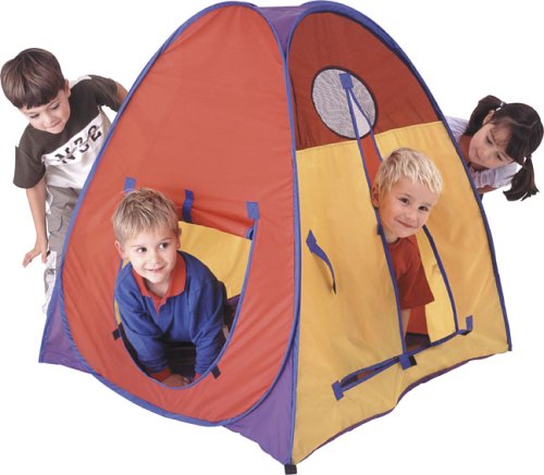 Childrens Toyshop  Toys : 4 Sided Pop Up Activity Tent