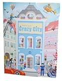 Depesche 7894 - Malbuch, Create your Crazy City, mit Stickern