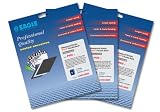 Eagle U102-0600 - 9x11 Silicon Carbide Flexible-Back Waterproof Sheets - Grit P600 - (Job-Pak) - 5 Sheets/Pack - 1 Pack