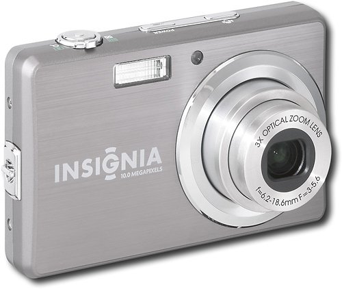 Insignia 10.2MP Digital Camera Gray